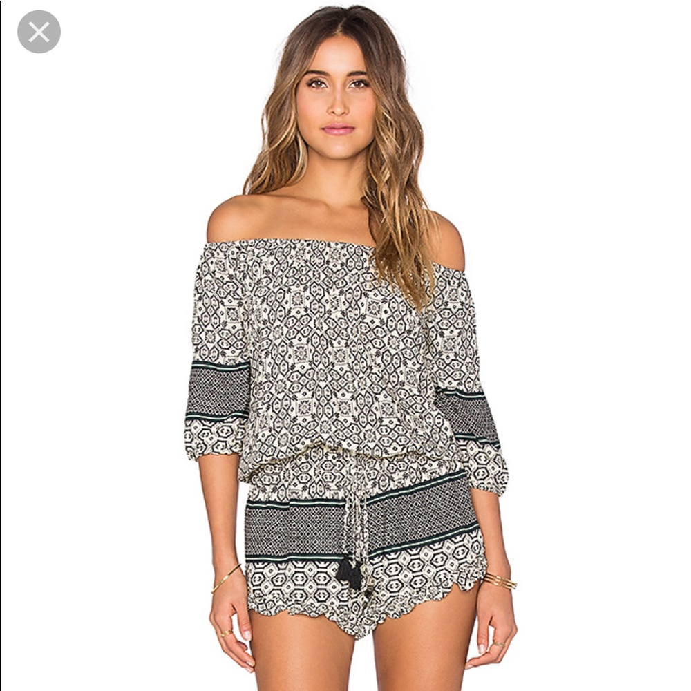 Lost in Lunar Wilde Heart Romper from Revolve